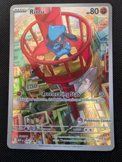 Riolu Pokemon Center Stamped Mega Evolution Promo NM - Image 3