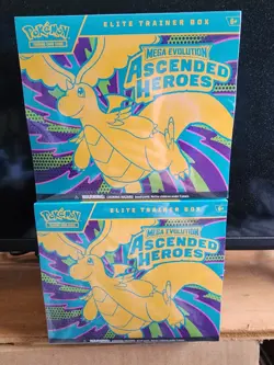 Pokemon TCG Ascended Heroes Elite Trainer Box ETB Factory Sealed Lot of 2 - Image 1