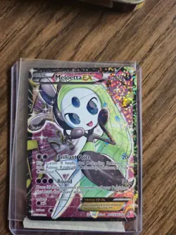 Pokemon TCG Meloetta EX Full Art Ultra Rare RC25/RC25 Holo LP Excellent - Image 1