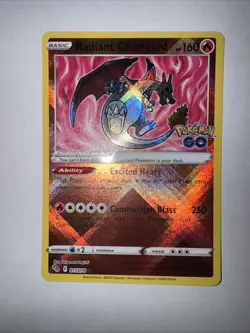 Radiant Charizard 11/78 Pokemon Go NM - Image 2