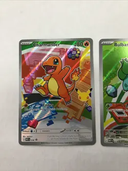 POKEMON FIRST PARTNER ILLUSTRATION COLLECTION MEP CHARMANDER BULBASAUR SQURITLE - Image 2