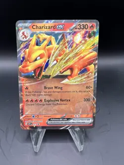 Pokemon TCG Charizard ex SVP 161 Black Star Promo - Image 1