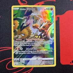 Pokemon TCG Galarian Zapdos SWSH283 Black Star Promo Crown Zenith NM - Image 1