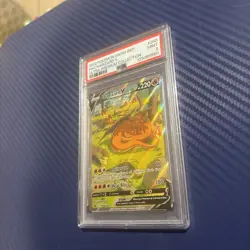 2022 POKEMON SWSH BLACK STAR PROMO 260 FULL ART/CHARIZARD V PSA 9 - Image 2