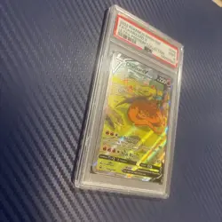2022 POKEMON SWSH BLACK STAR PROMO 260 FULL ART/CHARIZARD V PSA 9 - Image 3