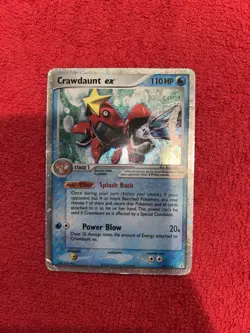 Crawdaunt EX 99/110 Pokemon Holon Phantoms 2006 MP - Image 1