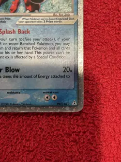Crawdaunt EX 99/110 Pokemon Holon Phantoms 2006 MP - Image 5
