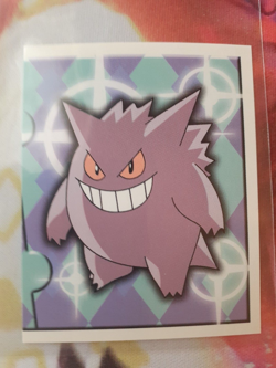 1999 Pokemon Gengar #187 Merlin Sticker LP-NM - Image 1