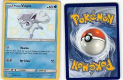 ALOLAN VULPIX SV8/SV94 RARE SHINY HIDDEN FATES SHINY VAULT POKEMON LP - Image 1