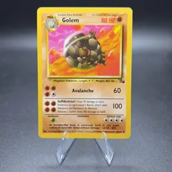 Pokemon Golem 36/62 Fossil Regular - LP - Image 1