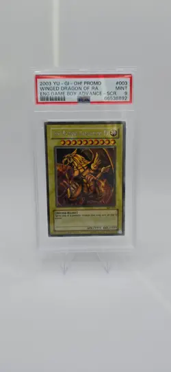 The Winged Dragon of Ra GBI-003 Shonen Jump Promo Secret Rare Graded PSA 9 - Image 1