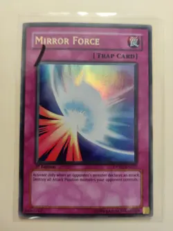 Yugioh! Mirror Force DPYG-EN027 Ultra Rare 1st Ed LP - Image 1