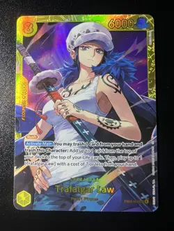 Trafalgar Law EB03-062 Extra Booster: One Piece Heroines Edition SEC Foil - Image 1