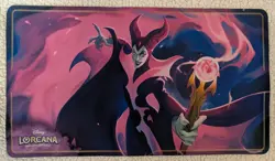 Disney Lorcana Maleficent Biding Her Time Playmat US Print - Image 1