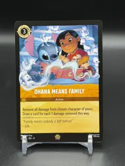 Disney’s Lorcana Winterspell ~ Ohana Means Family 32/204 Legendary Non-Foil - Image 1