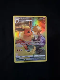 Pokemon TCG Flareon Holo Rare Trainer Gallery Card TG01/TG30 Brilliant Stars - Image 1