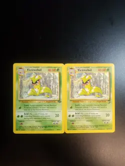 Pokemon TCG Victreebel Jungle Unlimited Rare Card 30/64 NM/LP X2 Vintage 1999 - Image 1