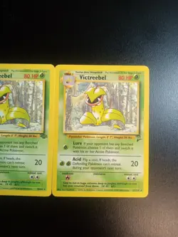 Pokemon TCG Victreebel Jungle Unlimited Rare Card 30/64 NM/LP X2 Vintage 1999 - Image 3