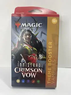 MTG Theme Booster VAMPIRES Innistrad Crimson Vow Magic The Gathering - Image 1