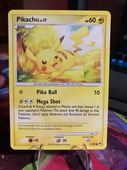 Pokemon Pikachu TCG 71/99 Platinum Arceus Card Regular - Image 1