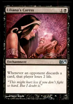 MTG Liliana's Caress LP Light Play Magic 2011 [2552] - Image 1
