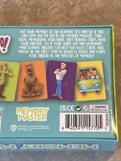 Brand New Sealed Scooby Doo Memory Master Card Game - Aquarius Free Shipping - Image 4