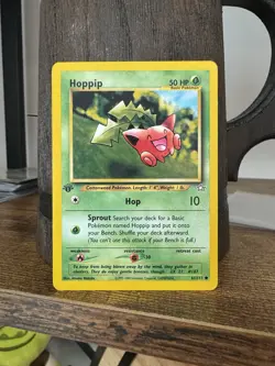 Pokemon Hoppip Neo Genesis 1st Edition Vintage English 61/111 Card - Image 1