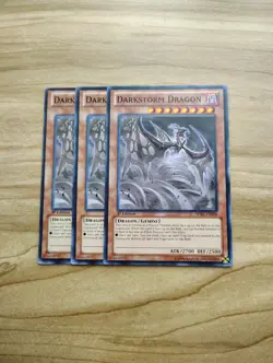 Yu-Gi-Oh! - Darkstorm Dragon 3X - Complete Playset Of Common Cards - Image 1