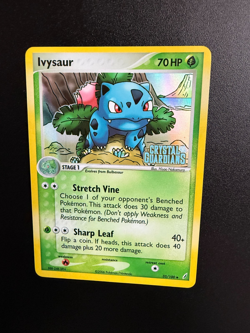 Pokemon TCG Ivysaur EX Crystal Guardians Card 35/100 Reverse Holo Stamped NM - Image 3