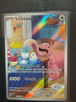 Pokemon TCG Lickitung Card Temporal Forces Sir 180/162 Near Mint/Mint Condition - Image 1