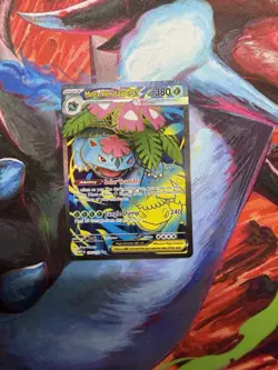 Pokemon TCG Mega-Venusaur-EX Evolutions Holo Full Art Ultra Rare Card 155/132 - Image 1