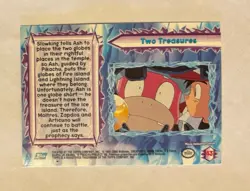 Pokemon 2000 The Movie Promo Card – Two Treasures Holo Foil – Vintage - Image 2