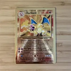 Pokemon Charizard Metal Holo Promo 004/102 Miscellaneous Cards 120 HP - Image 1