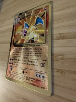 Pokemon Charizard Metal Holo Promo 004/102 Miscellaneous Cards 120 HP - Image 3