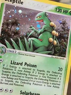 Pokemon TCG Sceptile E-Reader Holo Ruby and Sapphire 11/109 Collect Trade Card - Image 3