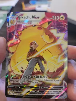 Pikachu VMAX TG17/TG30 Swsh11: Lost Origin Trainer Gallery Full Art Holo Card - Image 1