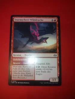 MTG-MAGIC THE GATHERING Sturmschrei-Wilddrache 2025 Deutsch TDM 0124 - Image 1