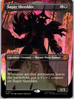 Super Shredder (Borderless) Normal Teenage Mutant Ninja Turtles #217 NM - Image 1