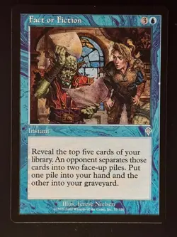MTG - Fact or Fiction - NM+ NEVER PLAYED! - Invasion #57 - UNCOMMON - EN - REG - Image 1