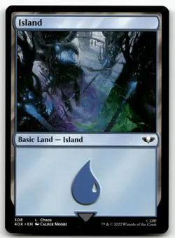 Island 308 MTG Universes Beyond: Warhammer 40,000 L NM X4 - Image 1