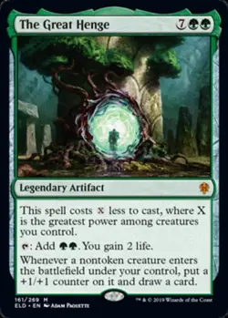 1x The Great Henge - Foil NM-Mint, English Throne of Eldraine MTG Magic - Image 1