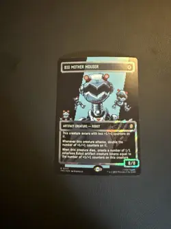 NM Showcase Surge Foil Big Mother Mouser, MTG, TMNT, Magic the Gathering, 97 - Image 1