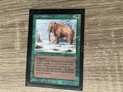 War Mammoth MTG Alpha Light play - Image 1