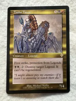 MTG - Tsabo Tavoc - NM - Invasion #281 - Rare - English - Regular - Image 1