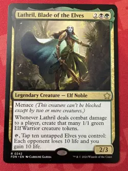 Lathril, Blade of the Elves #242 (NM) Foundations FDN Magic MTG - Image 1
