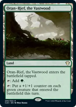 x1 Oran-Rief, the Vastwood R MTG Commander 2020 M/NM, English - Image 1