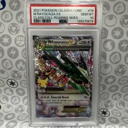 Pokemon M Rayquaza EX PSA 10 Celebrations Classic Collection 76/108 Holo 2021 - Image 1