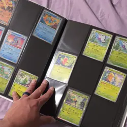 Pokemon Scarlet & Violet 151 9-Pocket Hardcover Binder Mew Standard Card Album - Image 3