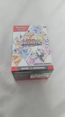 Pokemon Prismatic Evolutions Booster Bundle 6 Packs Eevee & Evolutions BNIB - Image 1