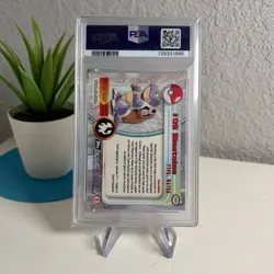 1999 TOPPS POKEMON TV RAINBOW FOIL #9 BLASTOISE PSA 8 📈 - Image 2